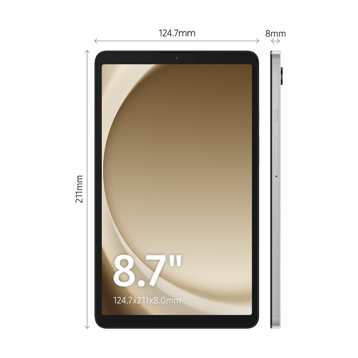 Samsung Galaxy Tab A9+ 5G Android Tablet, 11" Large Display, 4GB RAM, 64GB Storage, Graphite (UAE Version)