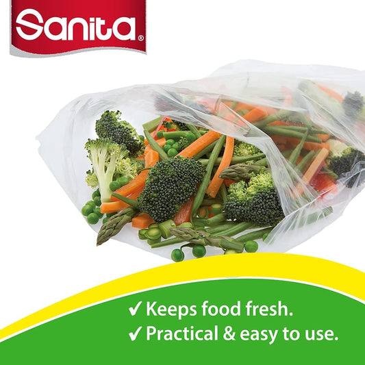 Sanita Club Medium Food Storage Bags - 50 Pieces