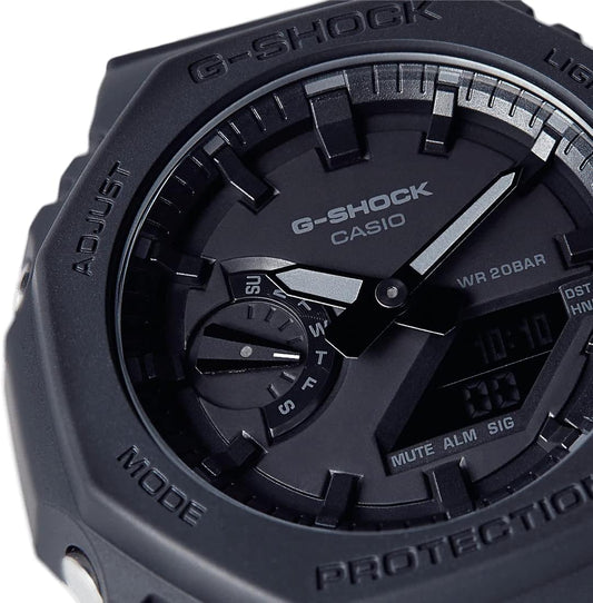 Casio G-Shock Watch - GA-2100-1A1DR Black Dial, Black Band