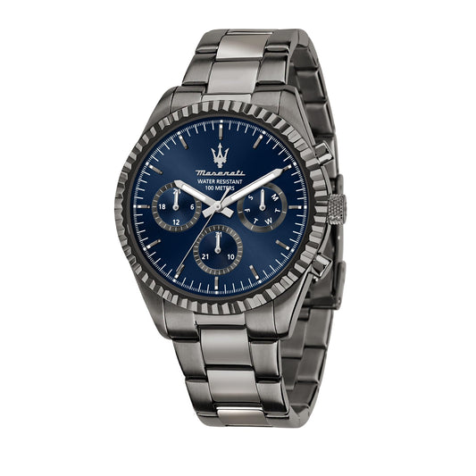 Maserati Competizione Collection Men's Watch Stainless Steel Grey PVD with Stainless Steel Bracelet R8853100019