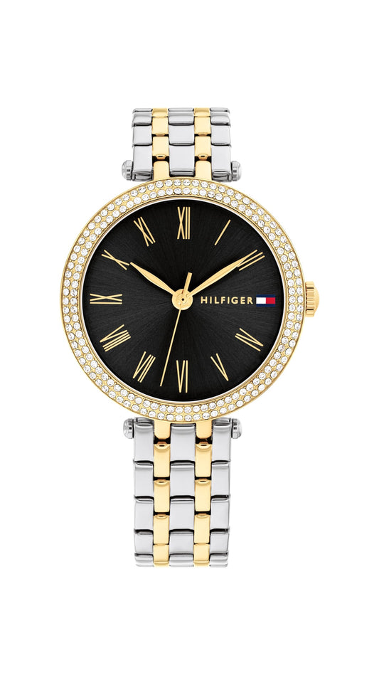 Tommy Hilfiger Women's Watch - Classic 3H Quartz Watch - Stainless Steel Wristbrand - Water Resistant up to 3 ATM/30 Meters - Premium Fashion Timepiece with Day to Night Versatility - 34mm