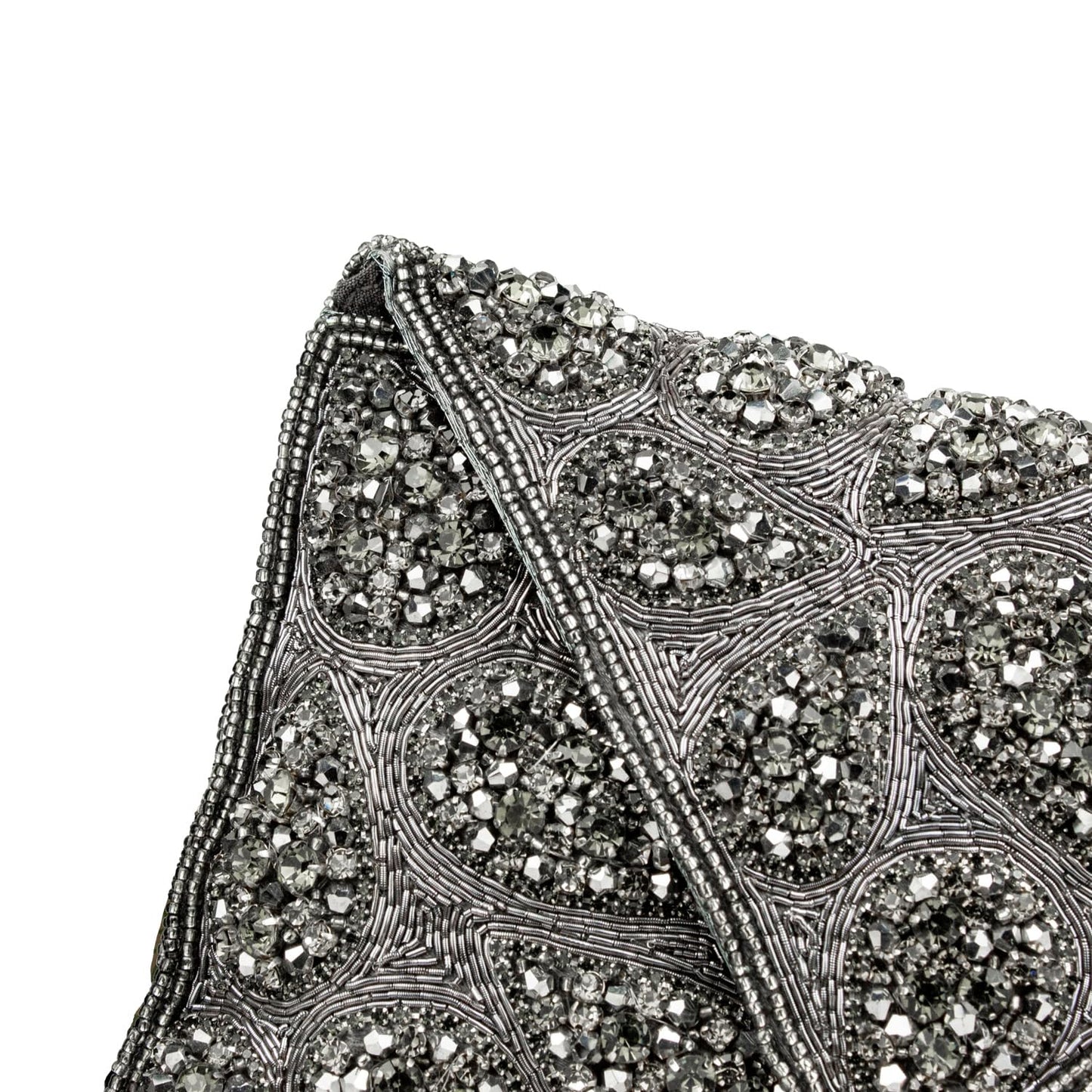 Dollar's Dazzling Women'S Crystal Clutch Bag Fp35 - Grey